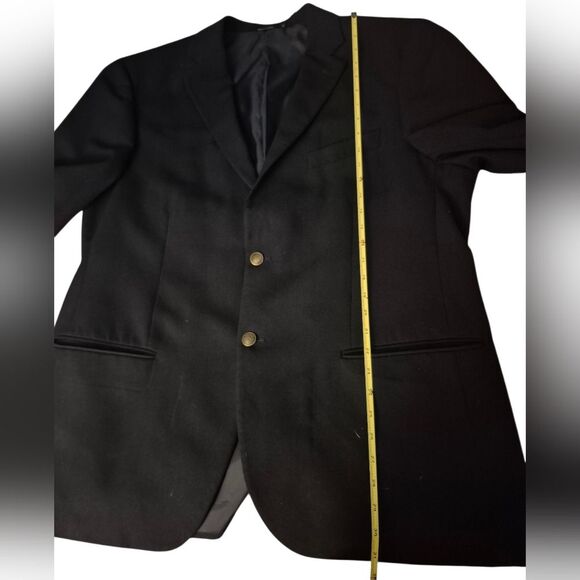 Vintage Dockers Men's Classic Black Anchor Button Blazer - Size 48L - Picture 5 of 8